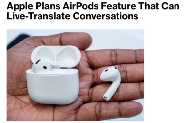 翻譯徹底失業(yè)!蘋果AirPods耳機(jī)將能實(shí)時(shí)翻譯,不會(huì)英語(yǔ)也能與老外對(duì)噴